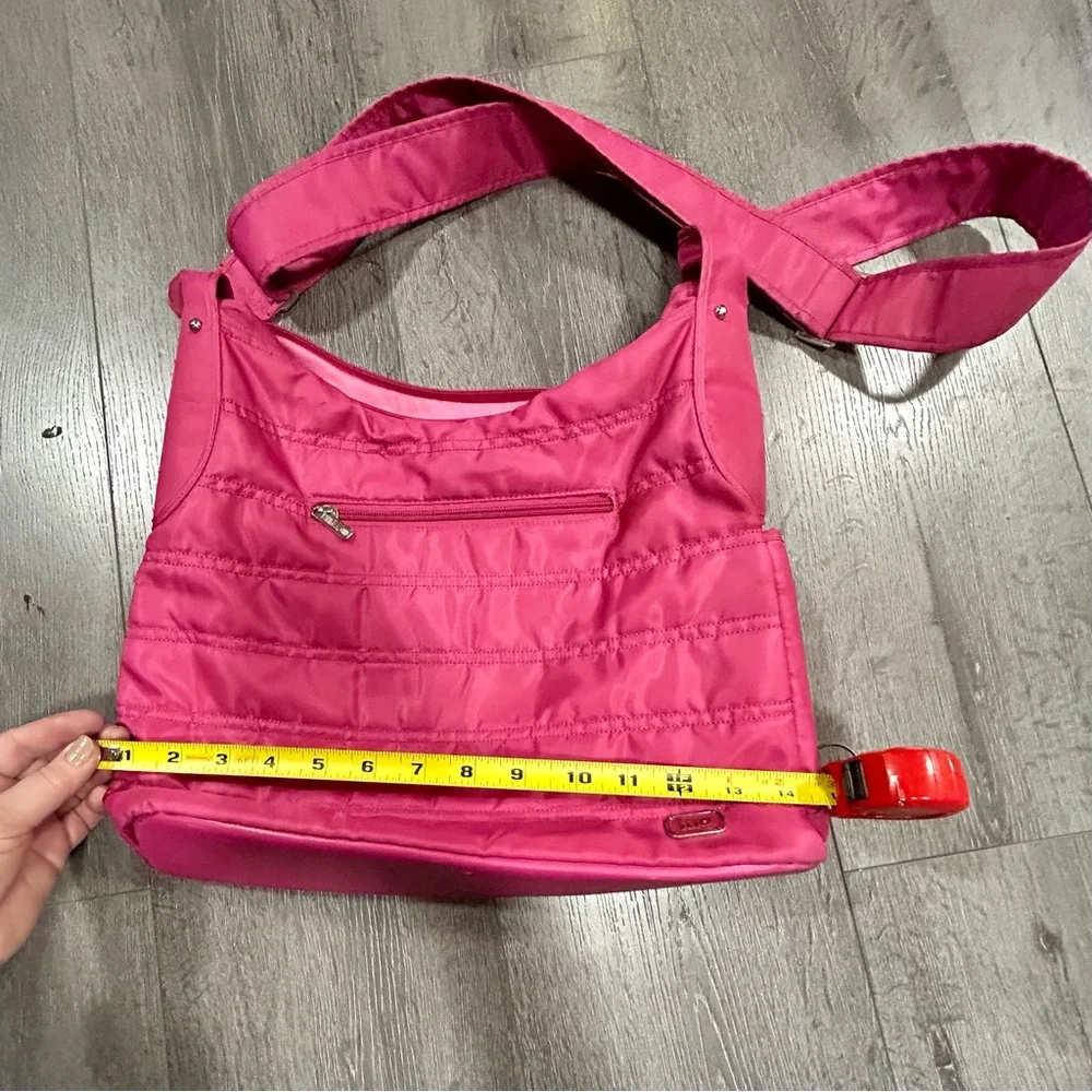 LUG PINK RASPBERRY LARGE CABLE CAR SHOULDER BAG - Picture 11 of 11